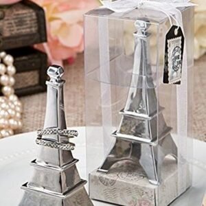 Eiffel Tower Chrome Metal Ring Holder