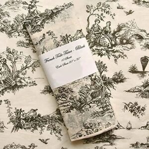 Gift Wrap Tissue - French Toile - Black Design on Cream Tissue - 10 Sheets 20'' x 30''