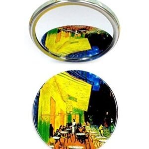 Mirror -"Cafe Terrace at Night"Fine Art Design on one side, mirror on other side