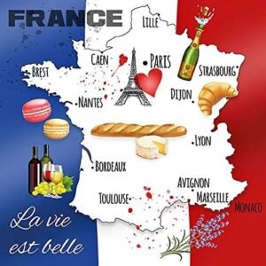 Napkin/Luncheon - "La Vie Est Belle" (A Beautiful Life) by Ambiente 3-ply Paper 20ct