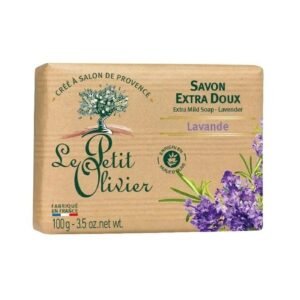 French Extra Mild Soap - Lavender by Le Petit Olivier - 3.5 oz Bar