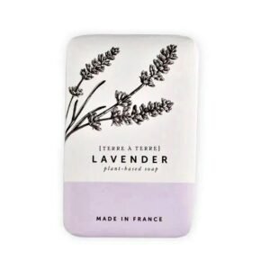 French Lavender Soap by Terre À Terre - 7oz 200g - Imported